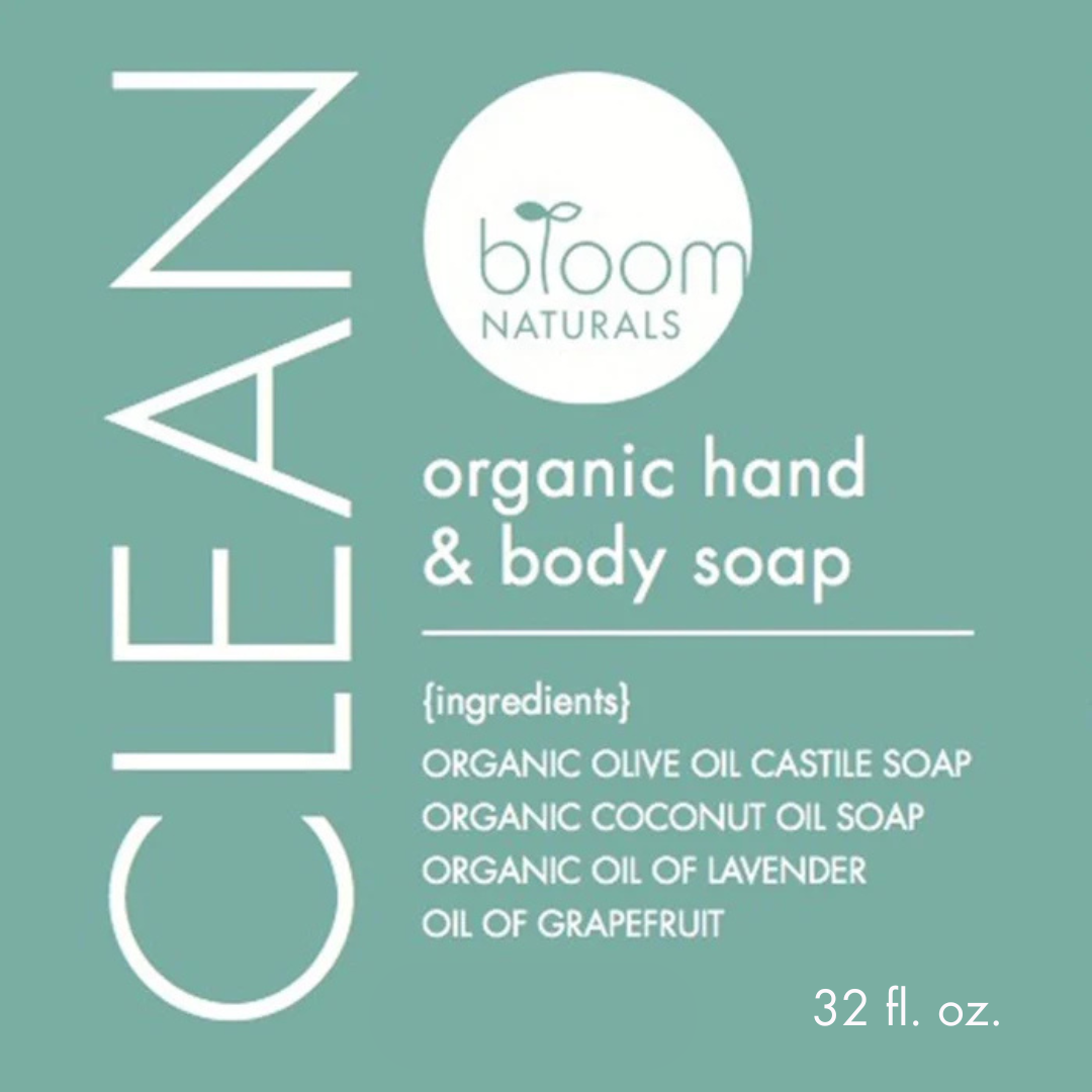 clean | gentle hand & body soap | 32oz. refill
