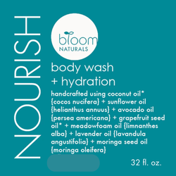 nourish | body wash & hydration | 32 oz. refill