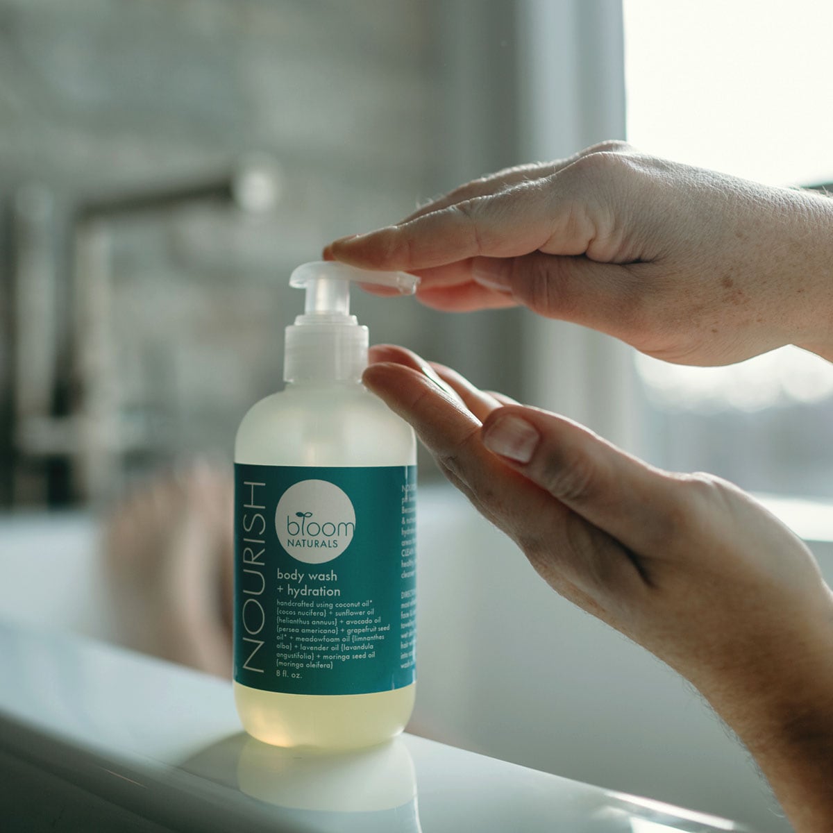 nourish | body wash & hydration 8 oz-body-Bloom Naturals