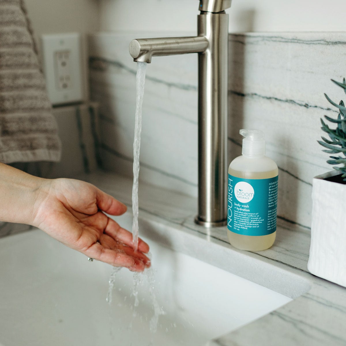 nourish | body wash & hydration 8 oz-body-Bloom Naturals