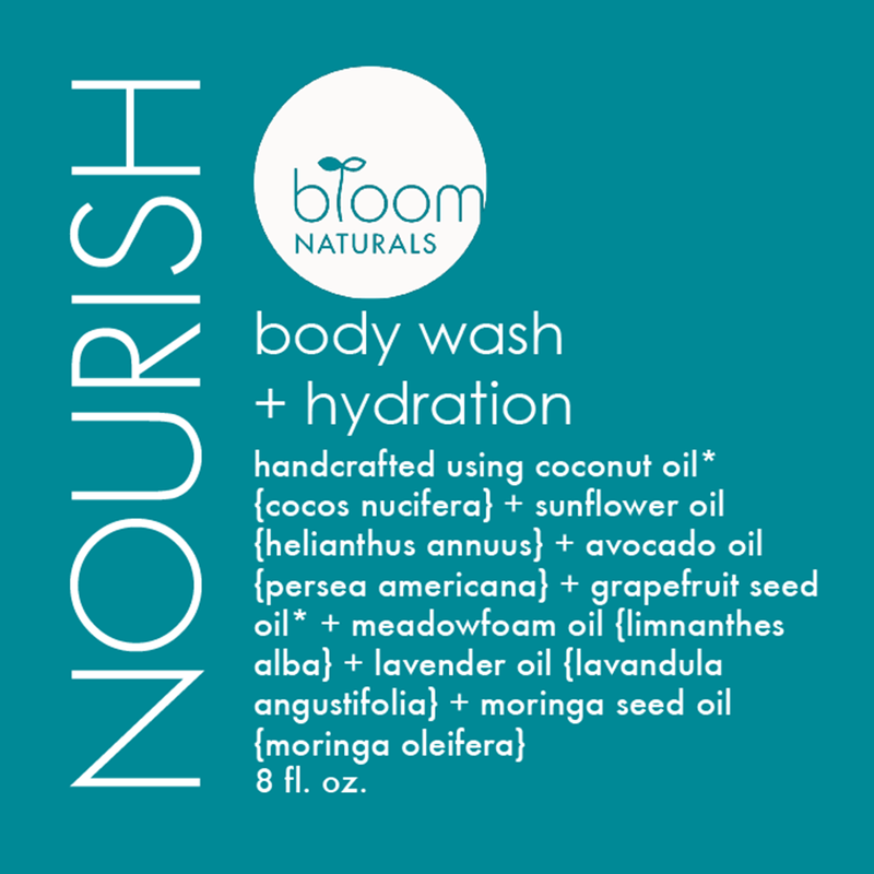 nourish | body wash & hydration 8 oz-body-Bloom Naturals