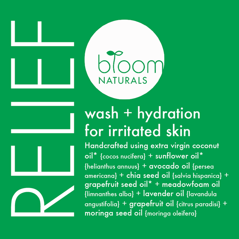 relief | wash & hydration for irritated skin-irritated skin-Bloom Naturals