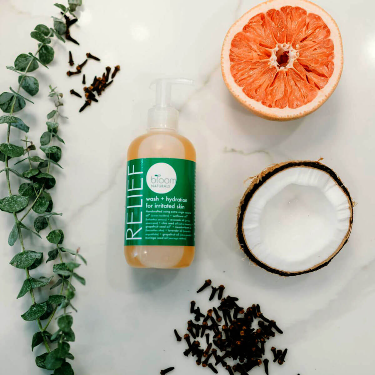 relief | wash & hydration for irritated skin-irritated skin-Bloom Naturals